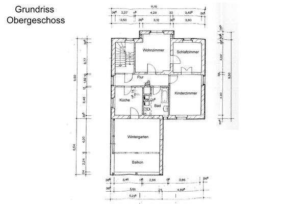 Grundriss Obergeschoss