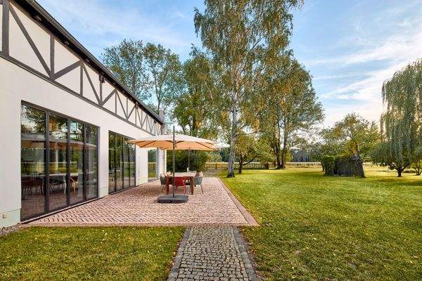 Blick auf die Terrasse