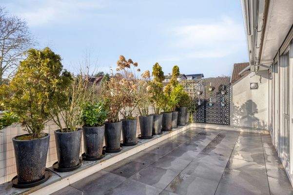 Dachterrasse Wohnzimmer