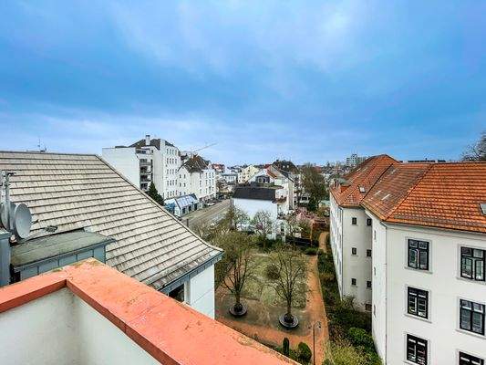 Blick über die Dächer Bremens