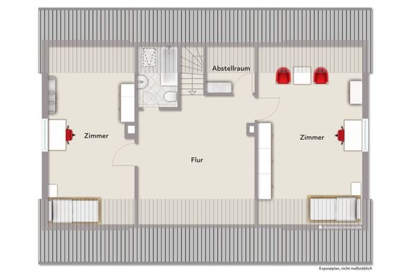 Grundriss Dachgeschoss +