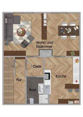 Grundriss Obergeschoss