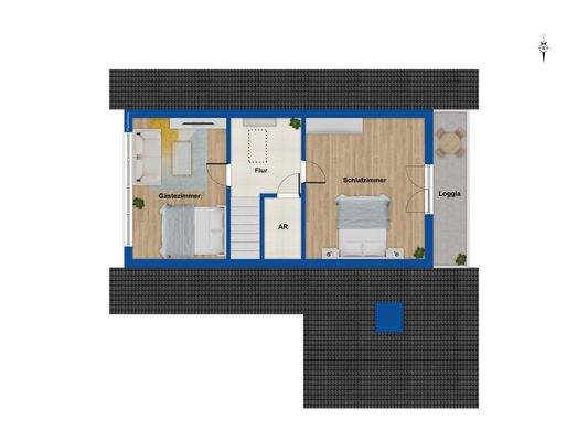 Grundriss Dachgeschoss