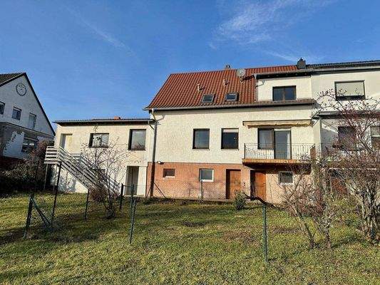 Rückseite des Hauses