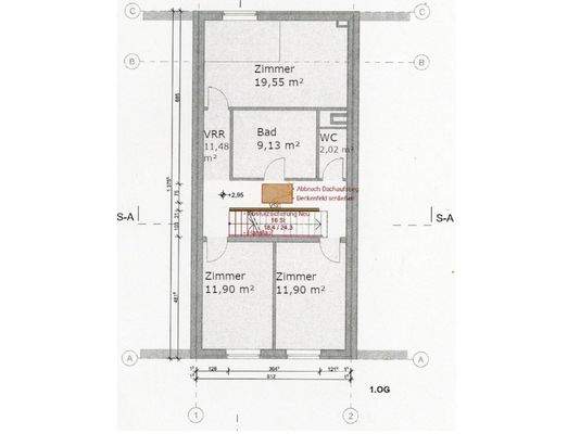 Grundriss Obergeschoss