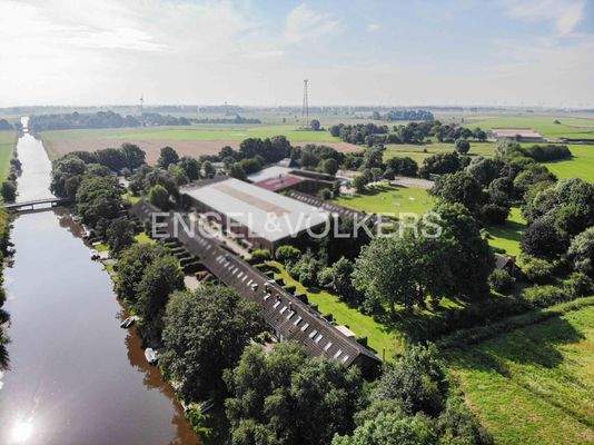 Blick auf den "Ferienhof am Siel"