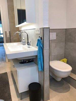 Toilette im Bad Obergeschoss