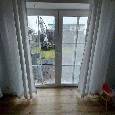 Blick vom Wohnzimmer