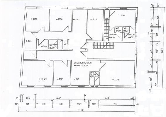 Grundriss 1. Obergeschoss