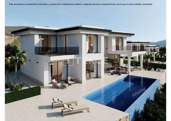 Elegant Villas Offering Sea Views in Finestrat Alicante