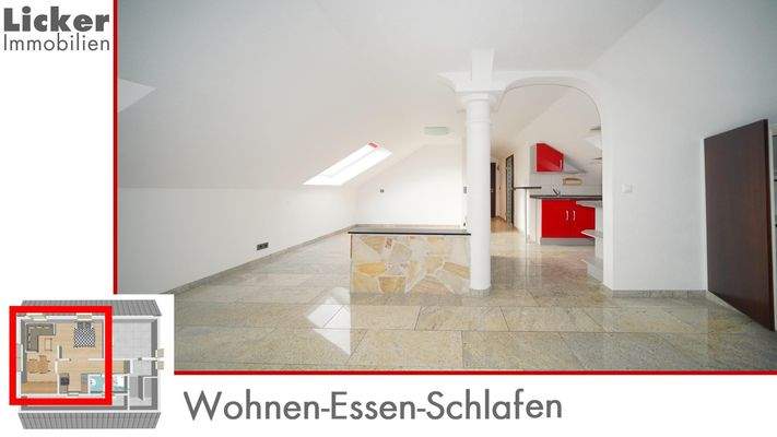 Wohnen-Essen-Schlafen