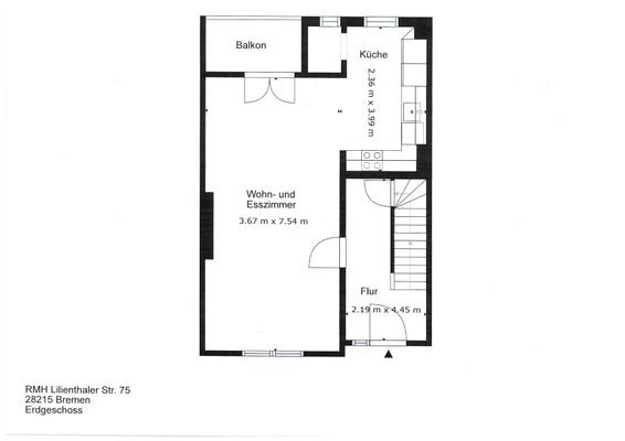Grundriss Erdgeschoss