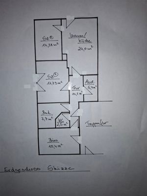 Skizze Grundriss