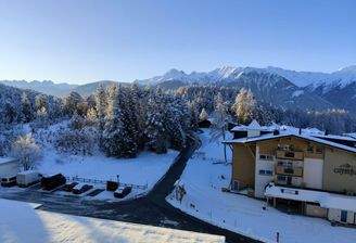 Blick auf die Zufahrt