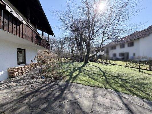 Blick auf den Garten