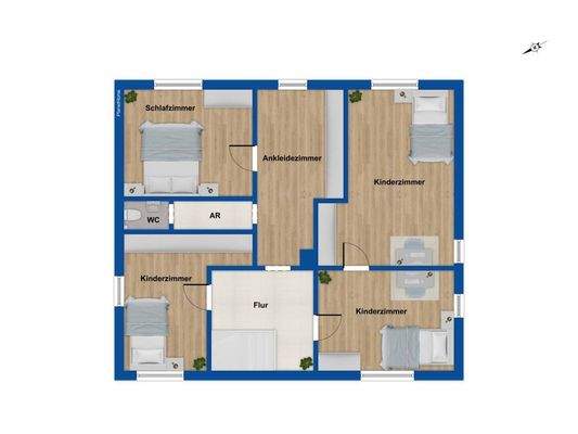 Grundriss Obergeschoss