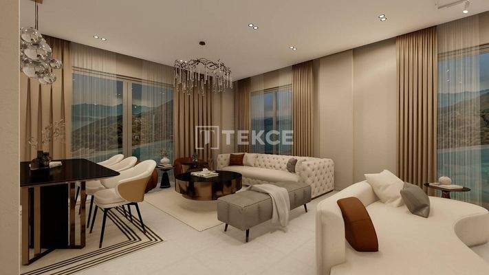 Detached Villas Featuring Infinity Pools in Alanya Tepe