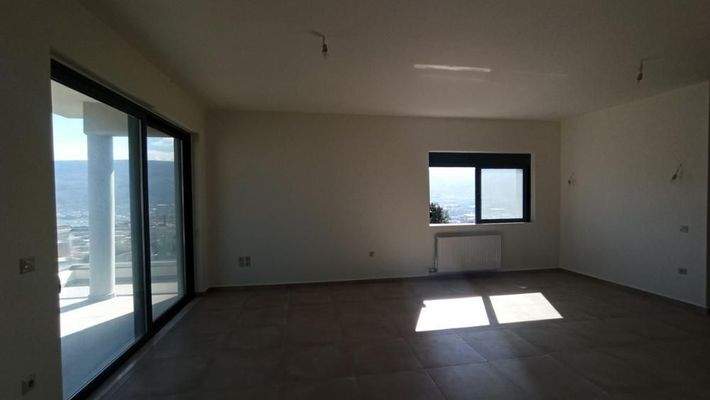 Kreta, Vlites: Modernes Apartment im 2.Stock mit Meer- und Bergblick zu verkaufen
