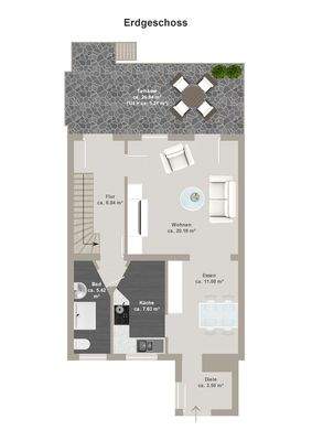 Grundriss Erdgeschoss