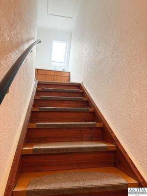 Treppe ins Dachgeschoss