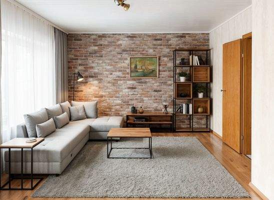 Wohnen OG - Einrichtungsbeispiel (KI generiert)