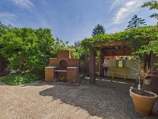 Grill überdachte Terrasse