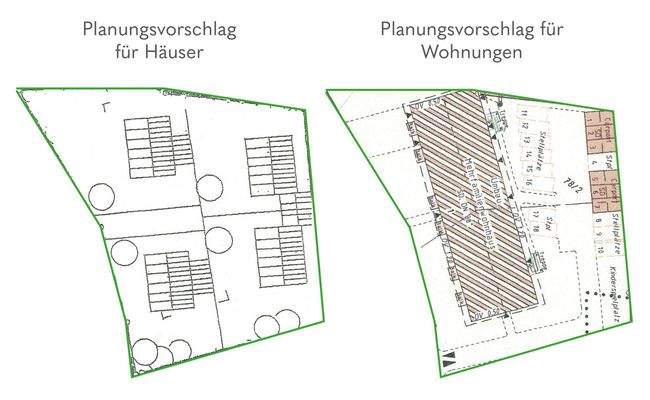 Attraktives Baugrundstück für EFH / DHH oder Wohnungen im Großraum