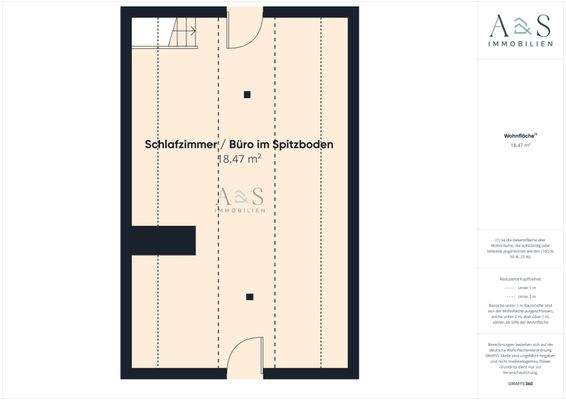 Grundriss-Spitzboden