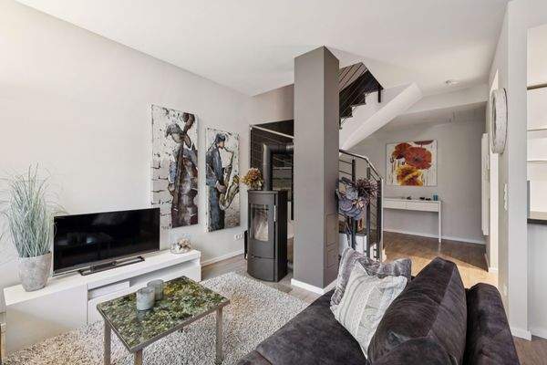 Wohnbereich mit Kamin