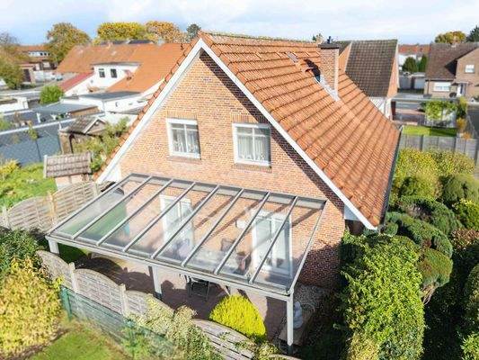 Viel Privatsphäre durch gewachsene Hecken und eine ruhige Nachbarschaft