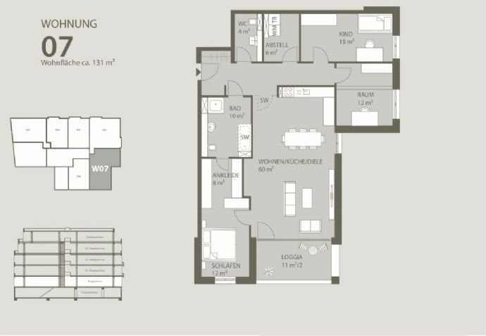 Perfekte Aufteilung auf 131 m²