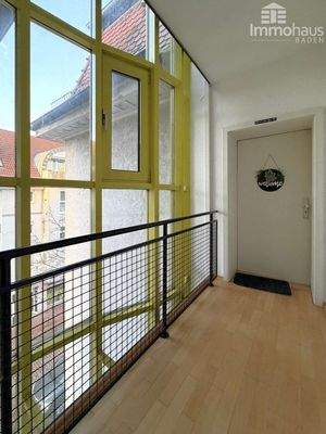 verglastes Treppenhaus