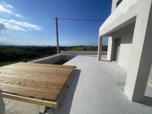 Kreta, Armeni: Zwei halbfertige Villen mit Meerblick in der Nähe von Rethymno zu verkaufen