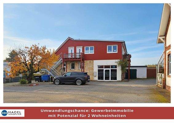 Umwandlungschance: Gewerbeimmobilie mit Potenzial für 2 Wohneinheiten