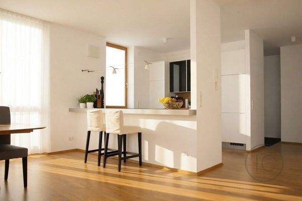 Blick auf die Küche