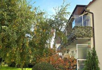 seitliche Balkonansicht