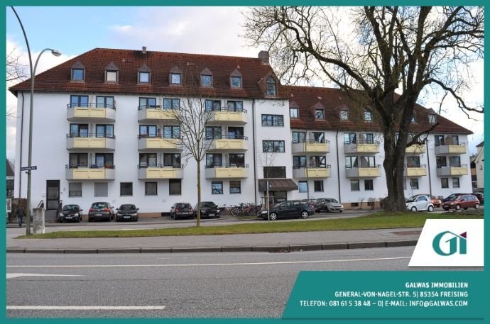 GI**Gemütliches 1-Zi.-App. mit Balkon in Landshut-Nikola
