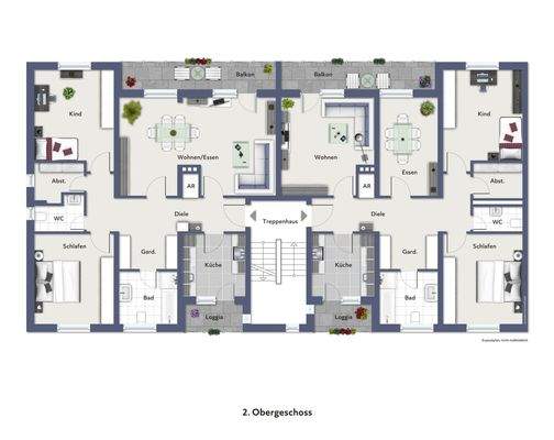 Grundriss - nicht maßstabsgerecht