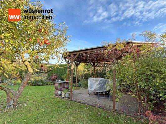 überdachter Sitzbereich