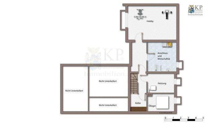 GRUNDRISS UNTERGESCHOSS (TEILUNTERKELLERT)