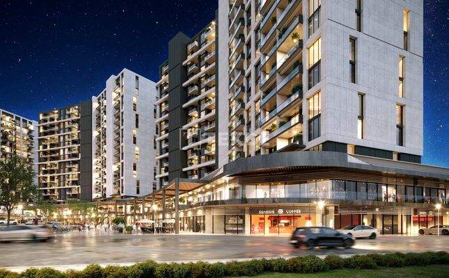 Sea View Real Estate in a Complex in Istanbul Maltepe