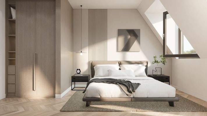 Schlafzimmer - visualisiert