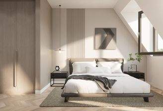 Schlafzimmer - visualisiert