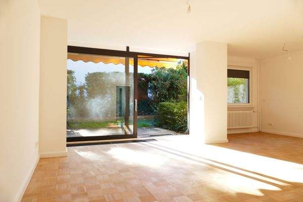 Wohnzimmer und Terrasse