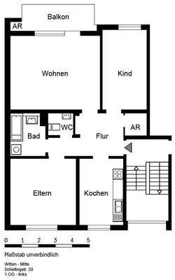 Schellingstr. 20 1.OG links