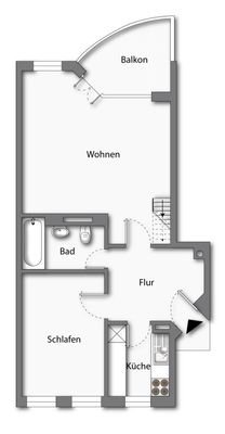 Grundriss Wohnung