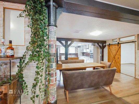 Loft-offener Wohn-Essbereich