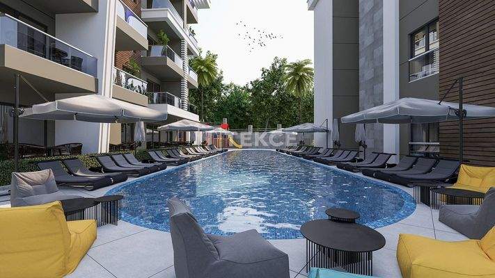 Low-Rise Apartments in a Gated Complex in Kuşadası