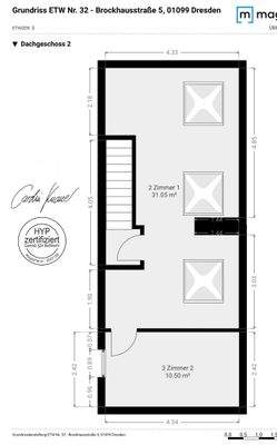 Grundriss Dachgeschoss