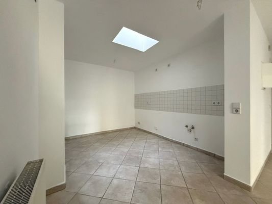 Blick in die offene Küche